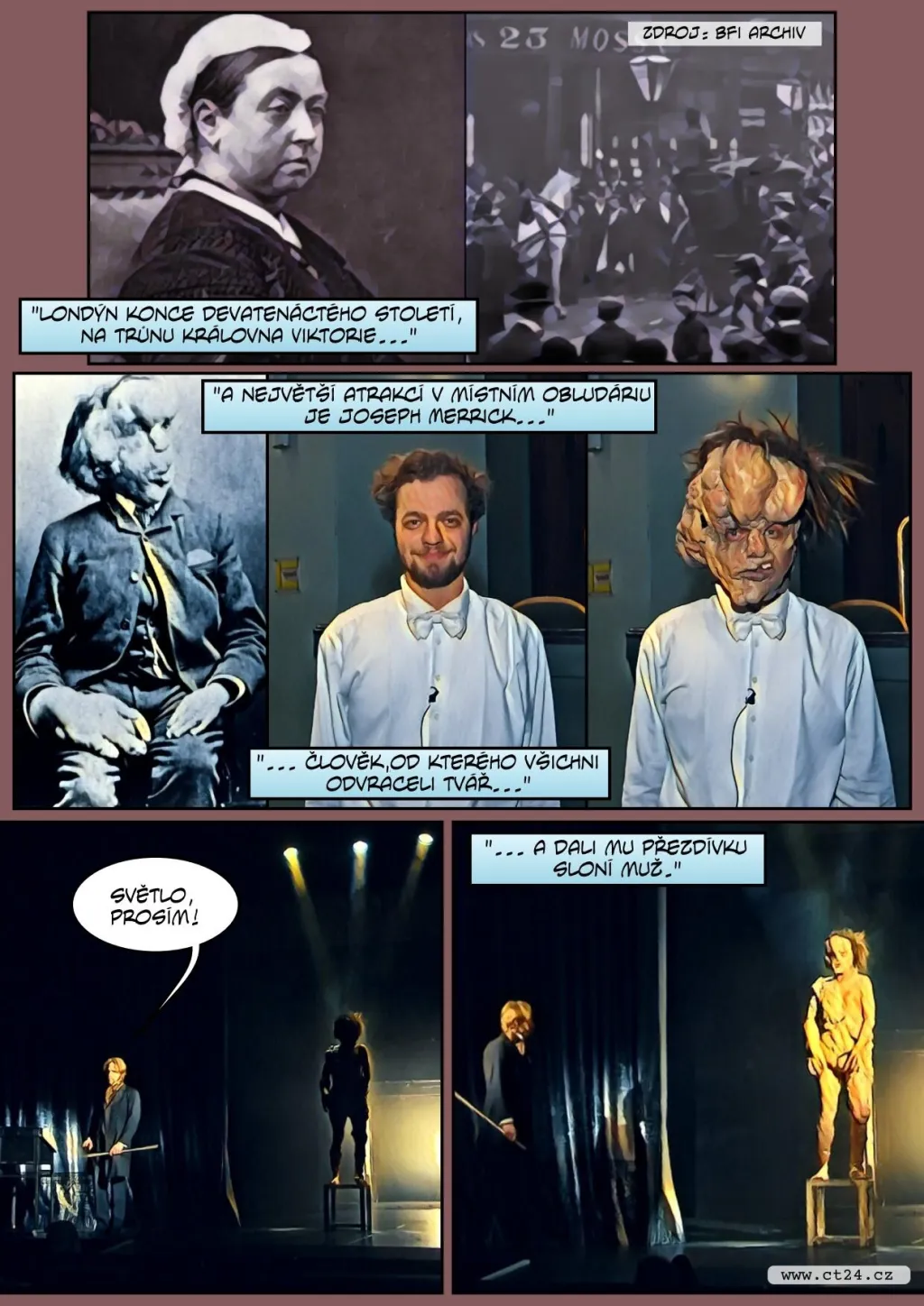 Příběh Sloního muže vznikl jako muzikál