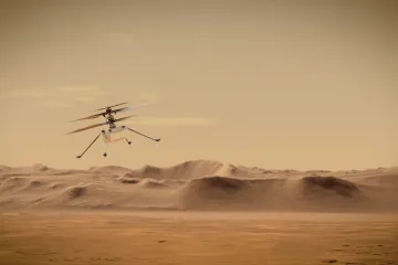 Helikoptéra Ingenuity zvládla první samostatnou noc na Marsu, oznámila NASA