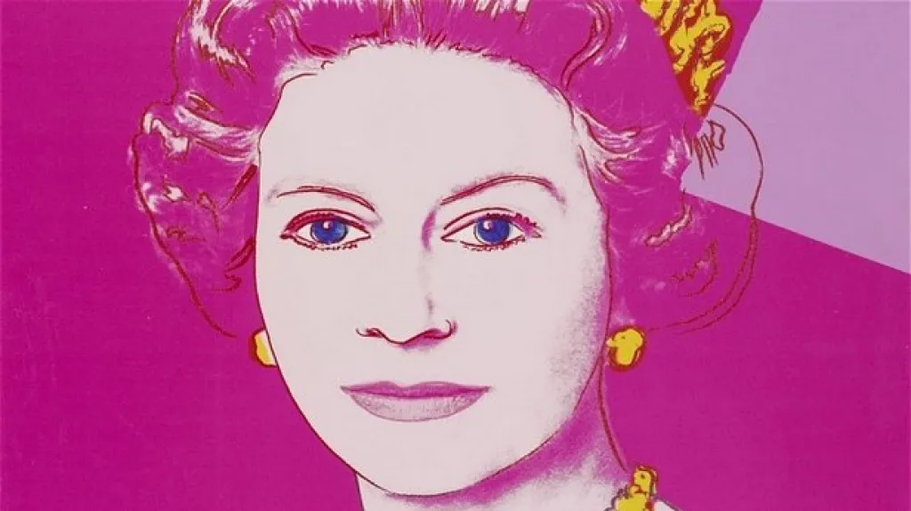 Královna Alžběta od Andyho Warhola