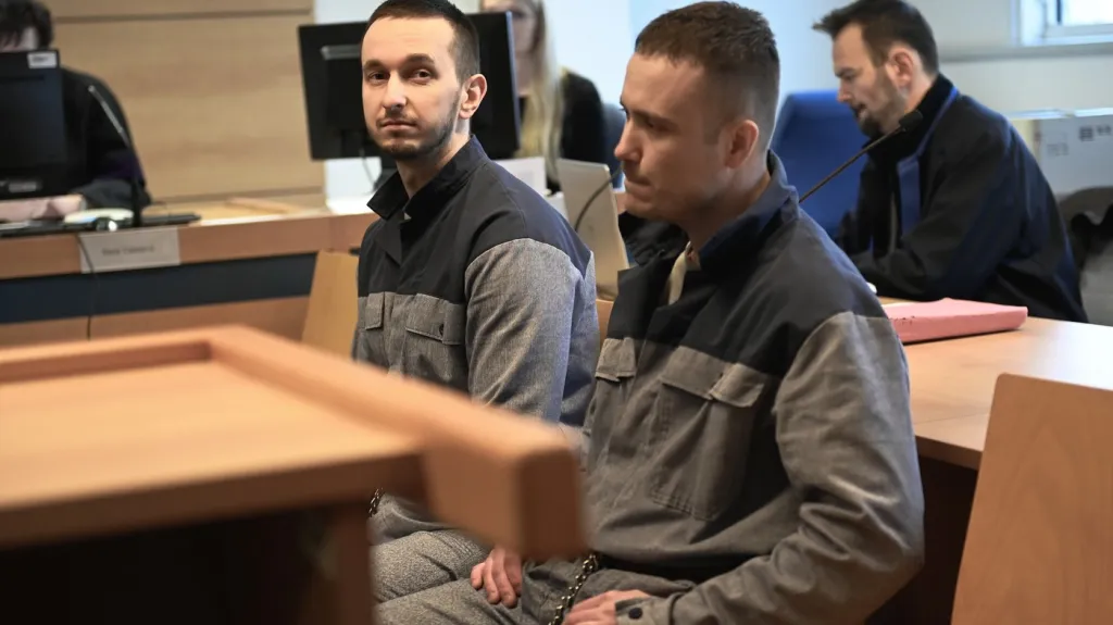 David Šimon a Maroš Straňák u soudu, únor 2024