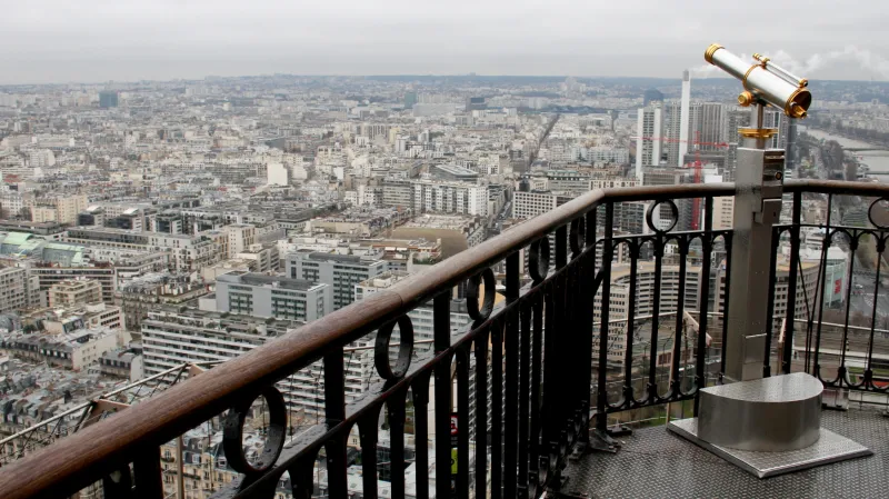 Výhled ze druhého patra věže (rok 2016)