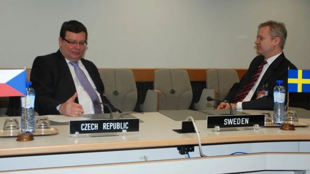 Alexandr Vondra se Stenem Tolgforsem