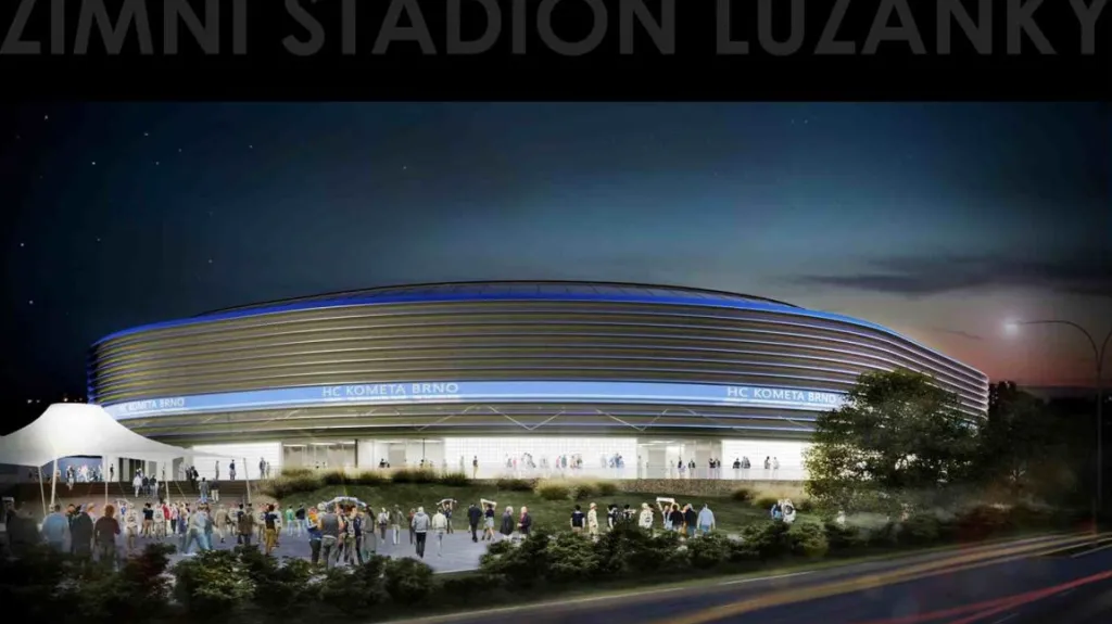 Vizualizace budoucího stadionu Za Lužánkami
