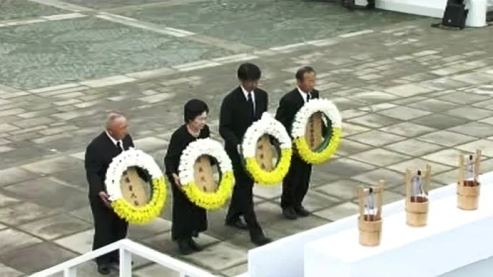 Vzpomínková akce v Nagasaki