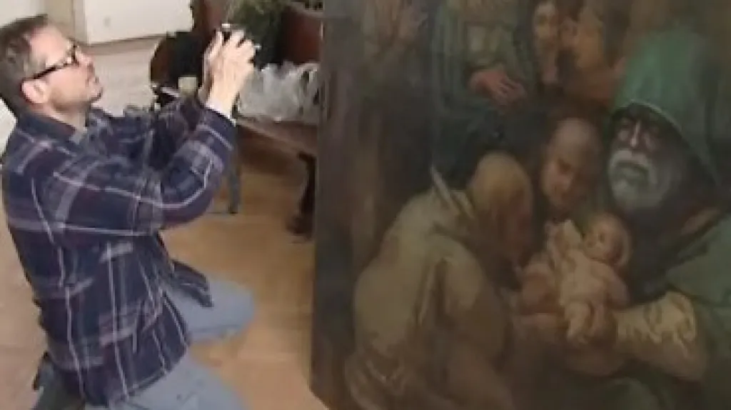 Vzácný obraz pomohou restaurovat i studenti