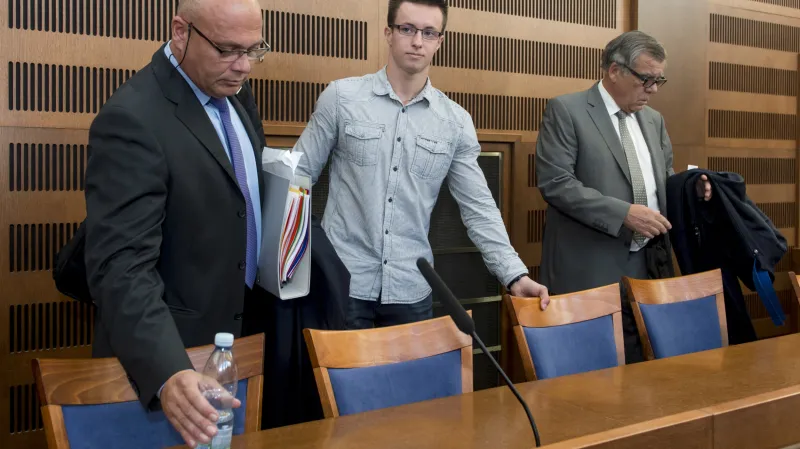 Lukáš Nečesaný u soudu