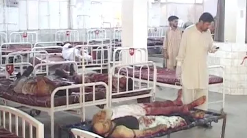 Oběti útoku v Pákistánu