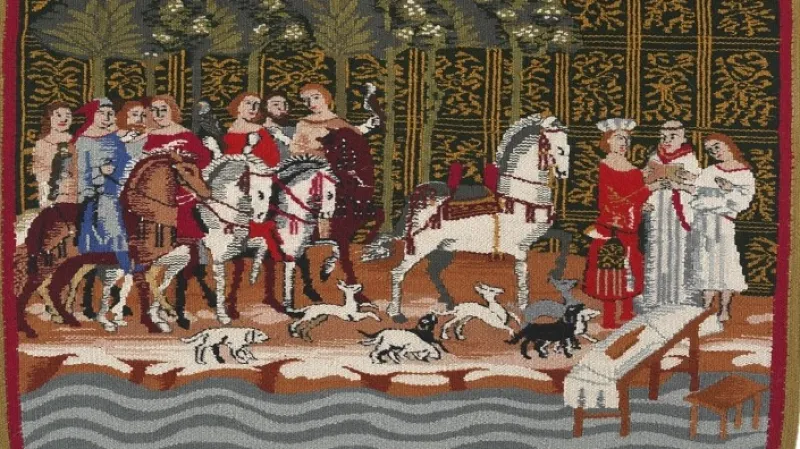 Gobelín podle fragmentu Dalimilovy kroniky