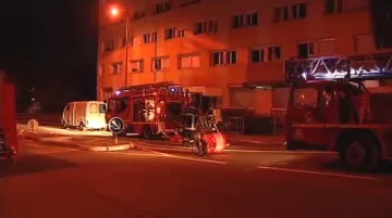 Požár v Dijonu