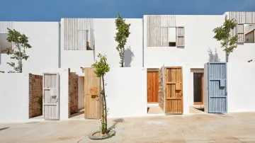 Kolektivní bydlení Life Reusing Posidonia ve městě Sant Ferran de ses Roques, Španělsko