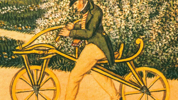 Historie jízdního kola se začala psát v roce 1817, když Karl Drais vynalezl tzv. drezínu, která fungovala na principu dnešního dětského odrážedla. Měla řiditelné přední kolo a jezdec se odrážel od země nohama.
