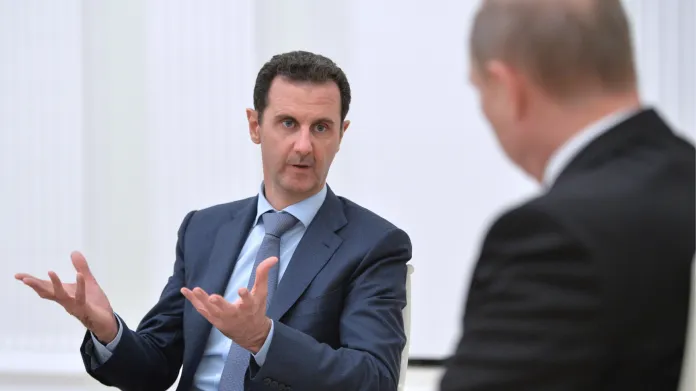 Bašár Asad na návštěvě Moskvy