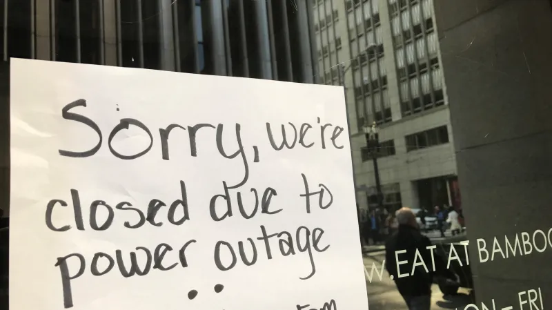 Cedule s oznámením o dočasném zavření obchodu