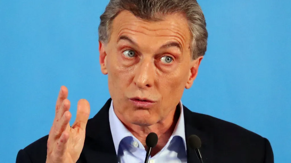 Argentinský prezident Mauricio Macri