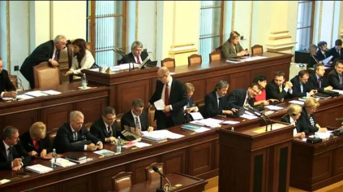 Projev Miloše Zemana ve sněmovně