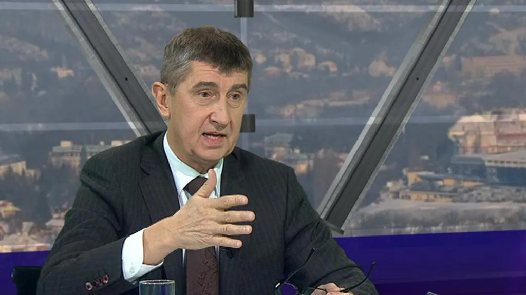 Andrej Babiš (ANO) v Otázkách Václava Moravce