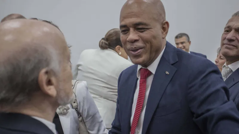 Odstupující prezident Michel Martelly