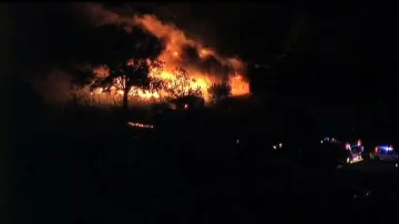 Požár továrny na hnojiva ve Westu, Texas