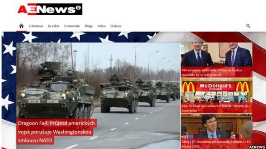 AENews informuje o průjezdu amerického konvoje