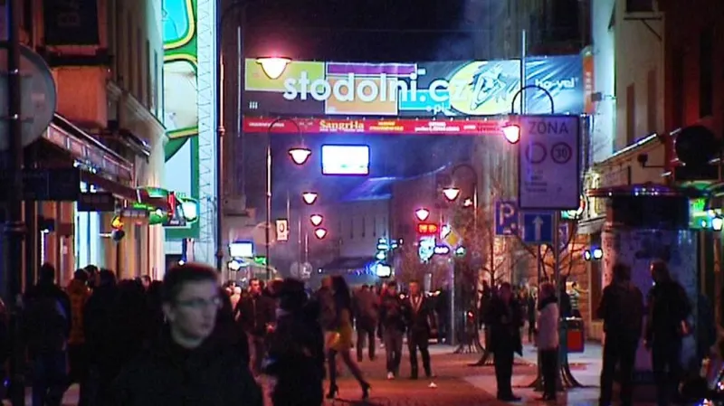 Noční Stodolní ulice