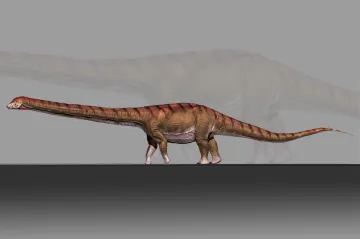 Vědci popsali obřího dinosaura, vážil stejně jako raketoplán. Tyranosaurus byl proti němu drobek