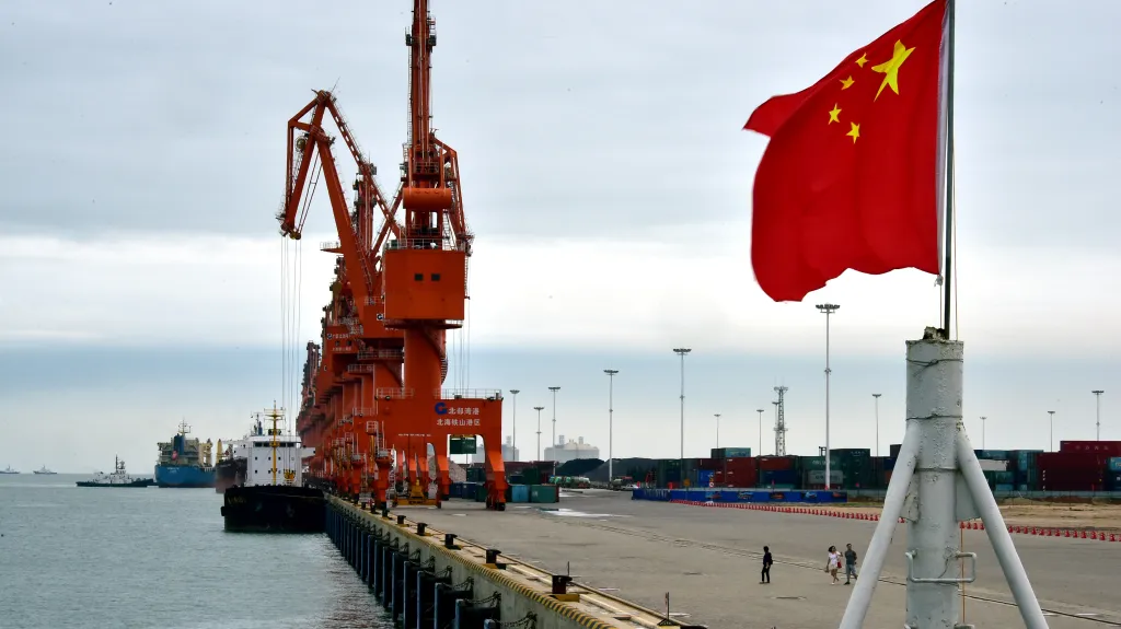 Přístav Beihai v provincii Kuang-si