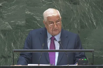 Okupační síly musí odejít, jinak máme právo zasáhnout, řekl v OSN šéf syrské diplomacie