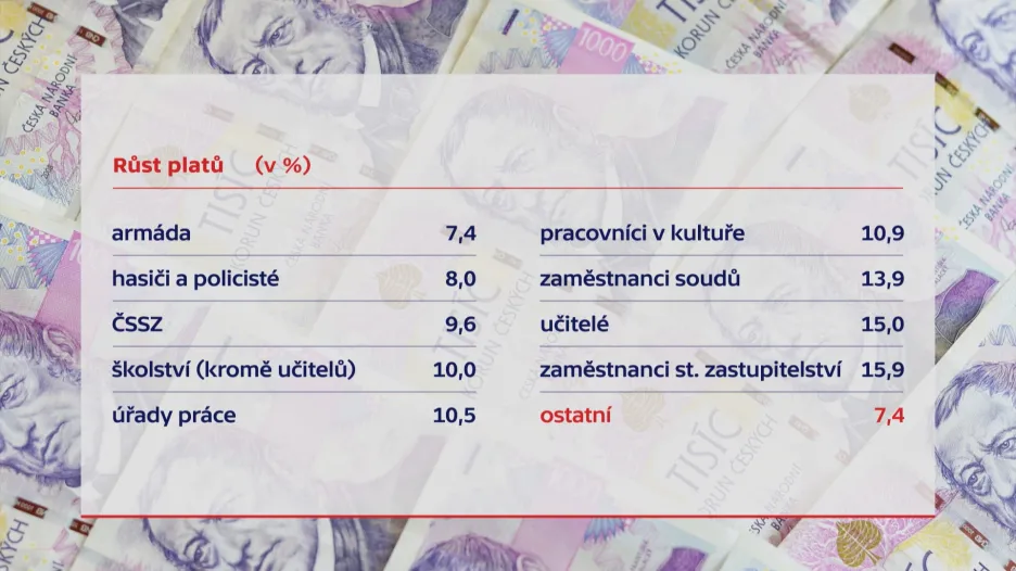Platy v rozpočtu
