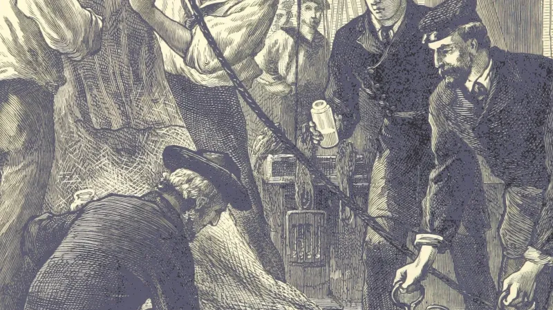 Posádka Challengeru zkoumá tvory vylovené z hlubin oceánu