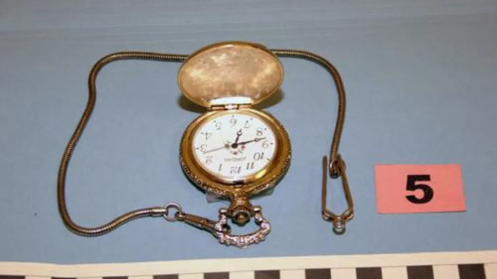 Odcizené věci, které měl u sebe Ota T.