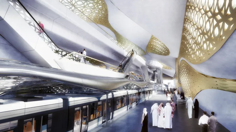 Rijádské metro od Zahy Hadid