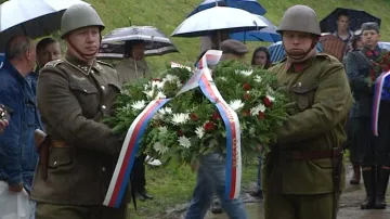 Vzpomínkový akt u Památníku spojeneckého vítězství
