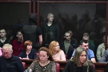 Росіяни судять бійців полку «Азов» 