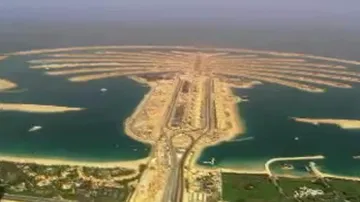 Palmový ostrov v Dubaji