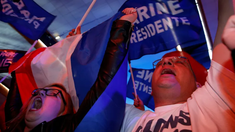 Příznivci Marine Le Penové