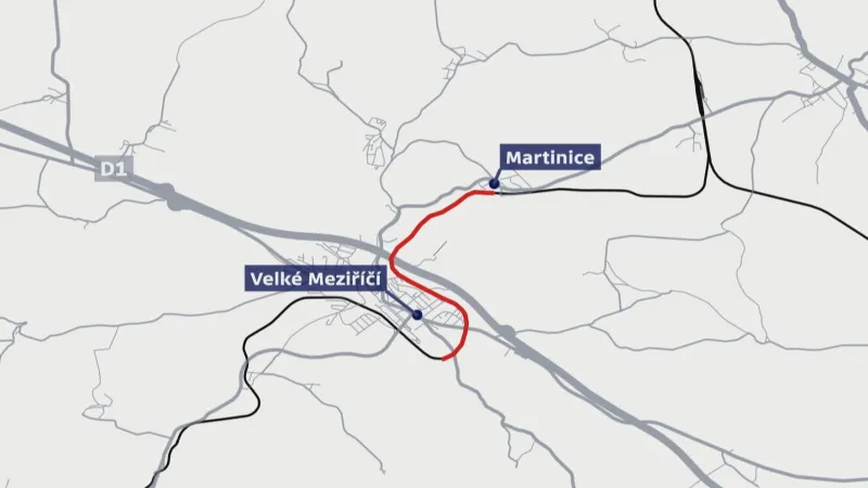 Trasa vlaku, který jel 6 kilometrů bez strojvedoucího