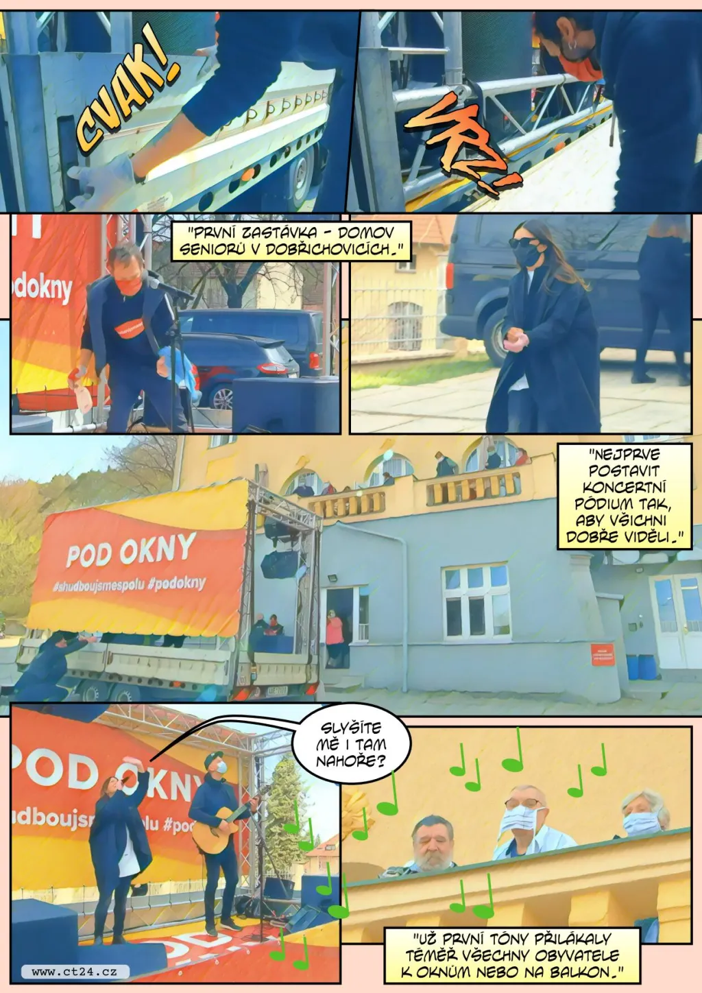 Známí hudebníci zpívají seniorům