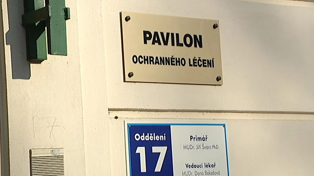 Pavilon v bohnické léčebně