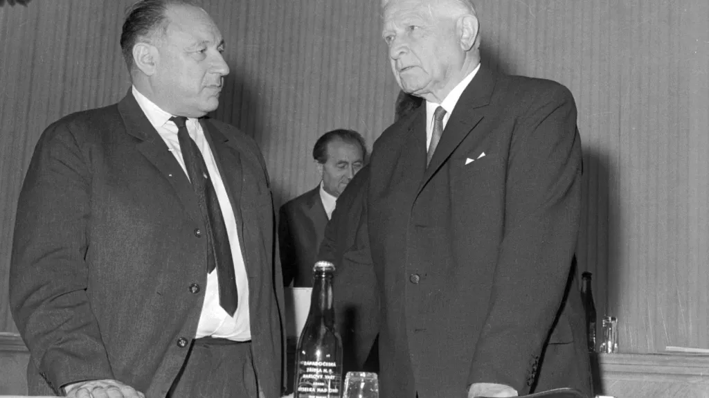 František Kriegel s Ludvíkem Svobodou