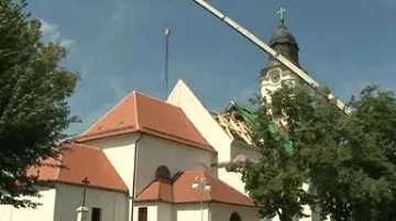 Oprava kostela ve Velkých Pavlovicích