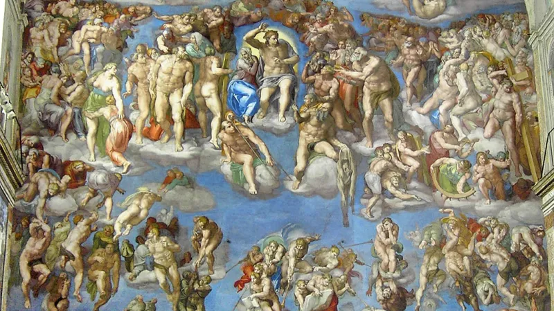 Freska Poslední soud v Sixtinské kapli