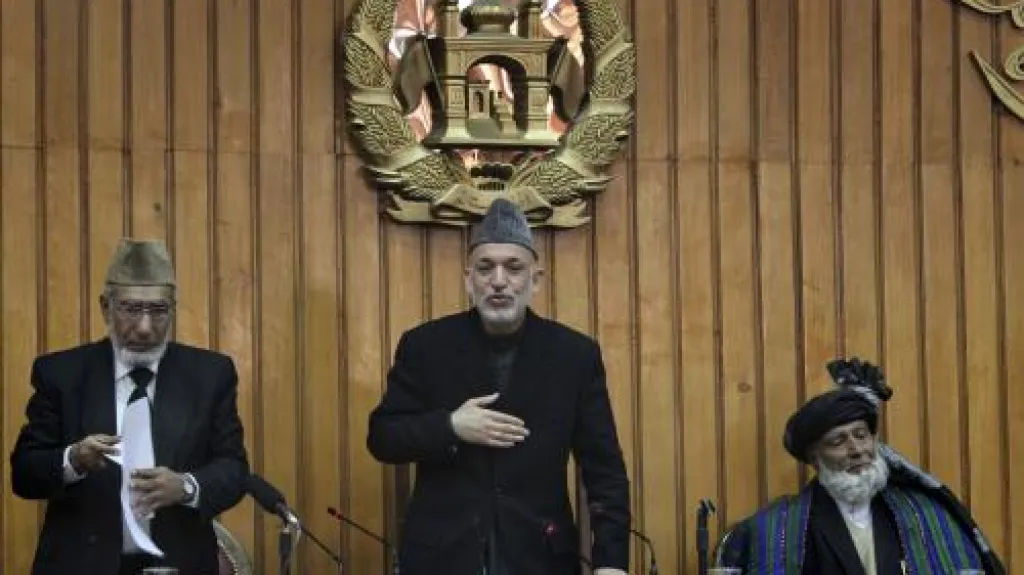Hamíd Karzáí zahajuje zasedání afghánského parlamentu