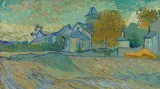 Vincent Van Gogh: Pohled na psychiatrický ústav a na kapli v Saint-Rémy