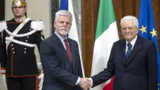 Český prezident Pavel se v Římě setkal se svým italským protějškem Mattarellou