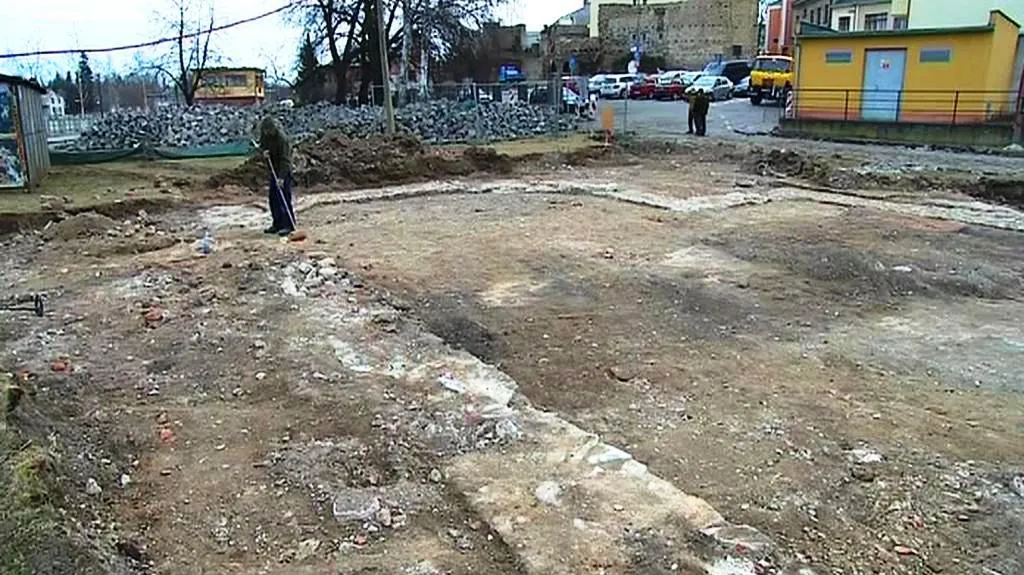 Půdorys kostela sv. Marka v Přerově