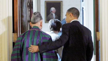 Hamíd Karzáí a Barack Obama