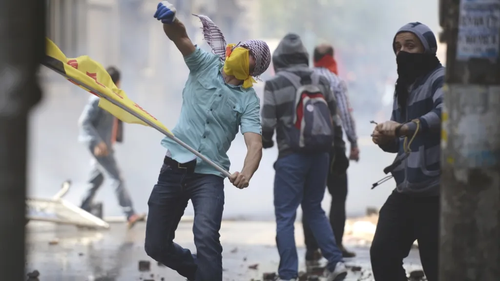 Nepokoje v ulicích Istanbulu