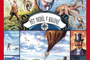 Komiks jen tak proletěl Pět neděl v baloně