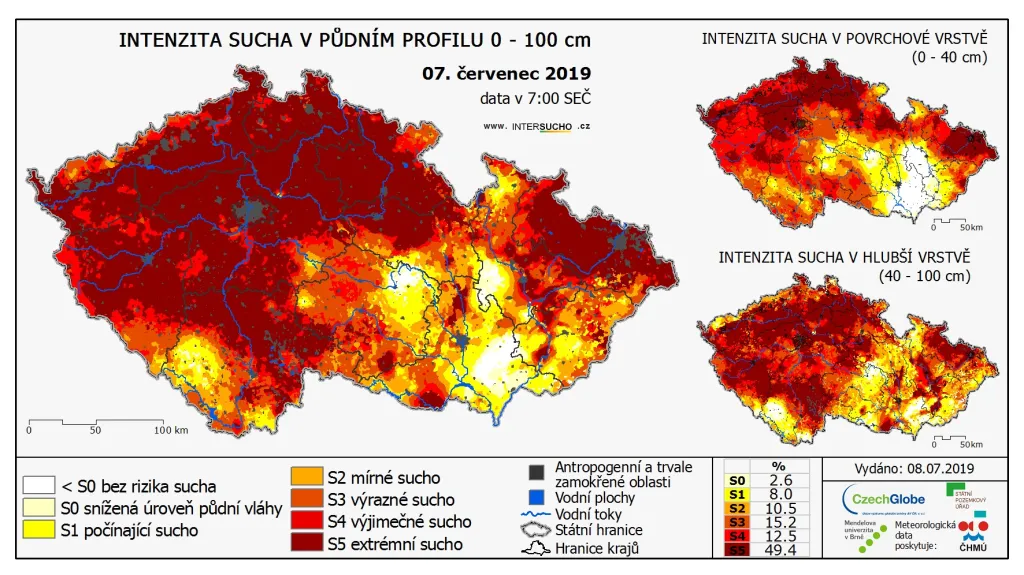 Mapa sucha
