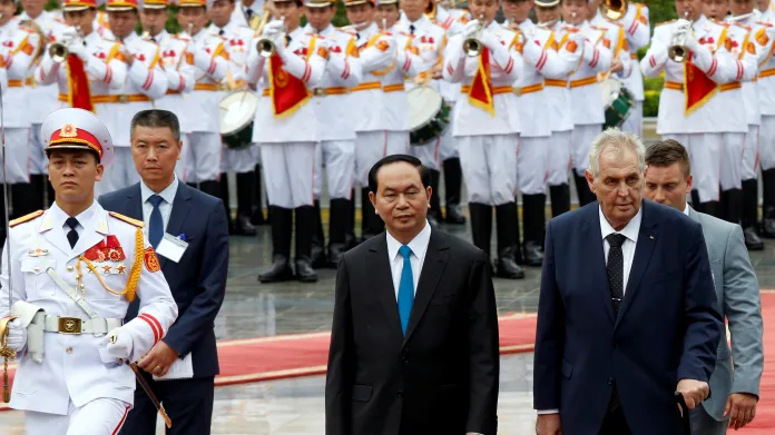 Prezident Miloš Zeman na návštěvě Vietnamu